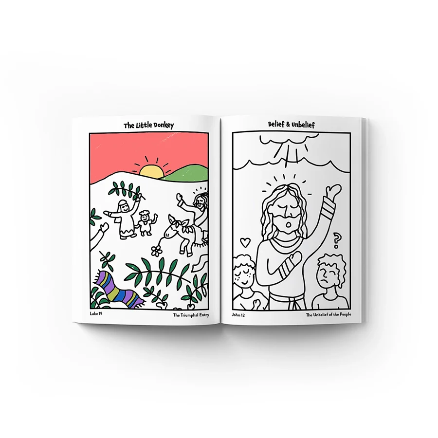 100 Coloring Pages - From Creation To Christ (DIGITAL) - Image 3