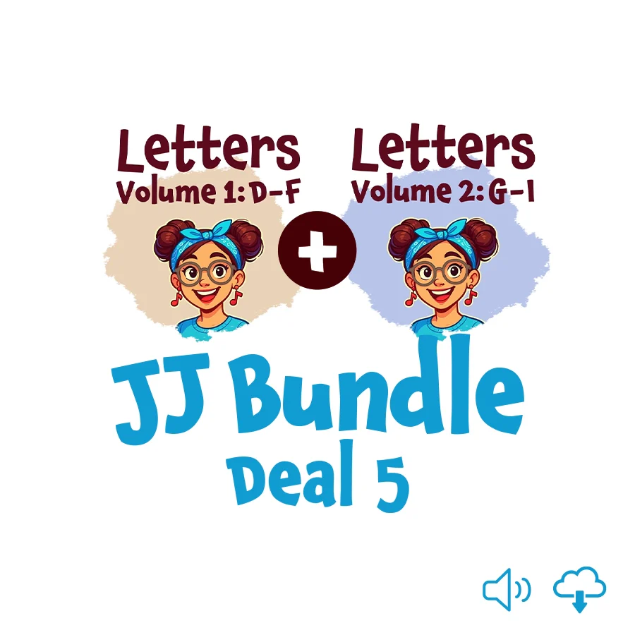 Jingle Jacqui - Letters D-F + G-I Bundle